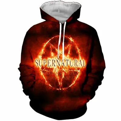 Buy New Fashion Supernatural 3d Print Men/Women's Hoodies Sweatshirt Pullover Jacket • 19.19£