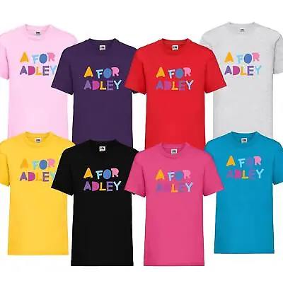 Buy Kids Boys Girls A For Adley Gaming T-Shirt Childrens Youtuber Games Birthday Tee • 6.49£