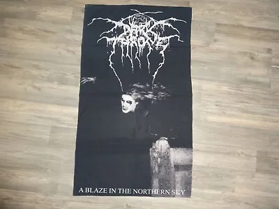 Buy Darkthrone Flag Flagge Black Metal Isengard Zyklon True Black Metal • 25.63£