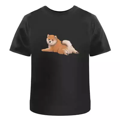 Buy 'Shiba Inu Puppy Sploot' Men's / Women's Cotton T-Shirts (TA032210) • 11.99£