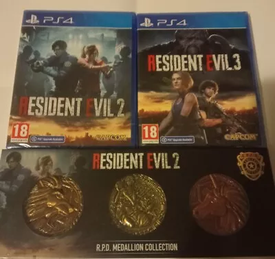 Buy Resident Evil 2 R.P.d Coin Collection With Res 2 And 3 PS4 Remakes  • 59.99£