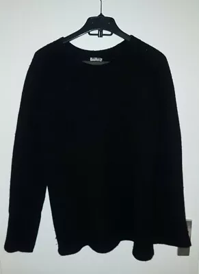Buy Miu Miu Ladies Black Long Sleeve Jumper Sweater Pullover Uk Size 12 Eu 44 Comfy • 120£