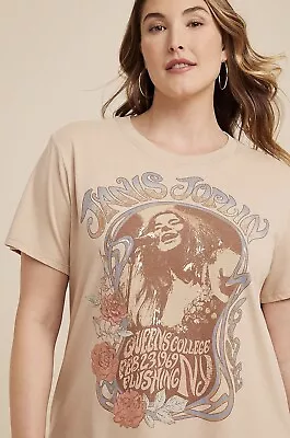 Buy Janis Joplin Graphic Tshirt Size 2XL • 11.37£
