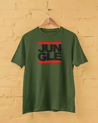 Buy JUNGLE T-SHIRT (DMC DNB Drum And Bass Junglist DJ Dub Step Reggae Ragga Rave Run • 14.29£