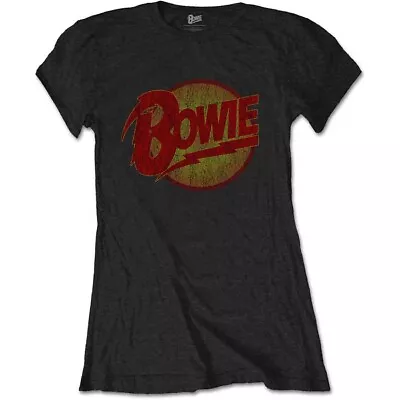 Buy Ladies David Bowie Logo Official Tee T-Shirt Womens • 15.99£