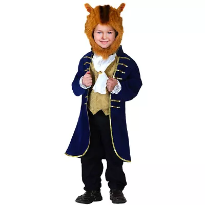 Buy Boy Beauty And The Beast Costume Beast Cosplay Suit Kid Halloween Outfit Clothes • 19.24£