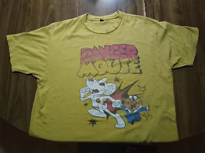Buy Danger Mouse T Shirt. Mustard Yellow. • 9.49£
