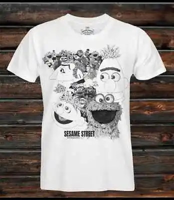 Buy Men's Sesame Street Revolver Album Cover T-Shirt S M L XL XXL Famous Forever Top • 17.99£
