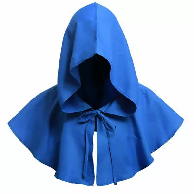 Buy Retro Unisex Cloak Hoodie Sleevless Tops Halloween Cosplay Costume 5 Colors H1 • 15.19£
