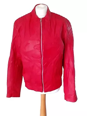 Buy  SUPERMAN LEATHER JACKET SMALL VILLE. RED LEATHER JACKET ULTIMO Christmas  • 25£