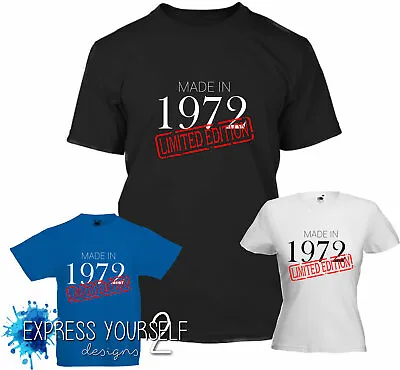 Buy LIMITED EDITION 1972 - 50th Birthday T-Shirt (2022), Gift, Premium Quality • 9.99£