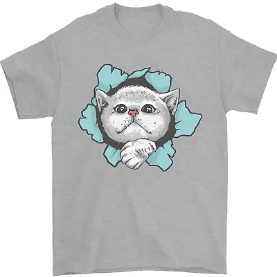 Buy Cat Hole Mens T-Shirt 100% Cotton • 7.49£