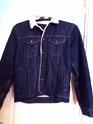 Buy Gap Denim Fleece Lined Jacket Jacket Small Good Cond • 4.99£
