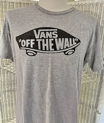 Buy Vans Off The Wall Grey T-Shirt. Would Fit Men - Medium • 6.59£