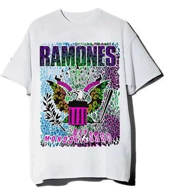 Buy Ramones Animal Skin White T-Shirt NEW OFFICIAL • 15.19£