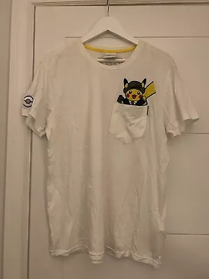 Buy Pokémon Centre London Pikachu T Shirt White Pocket XL • 20£