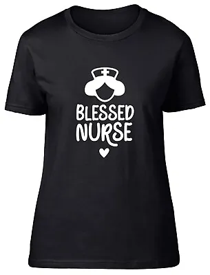 Buy Blessed Nurse Womens T-Shirt Greatful Appreciation Thank You Ladies Gift Tee • 8.99£