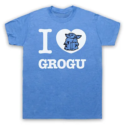 Buy Mandalore I Love Grogu Star Baby Yoda Wars Jedi Mens & Womens T-shirt • 17.99£