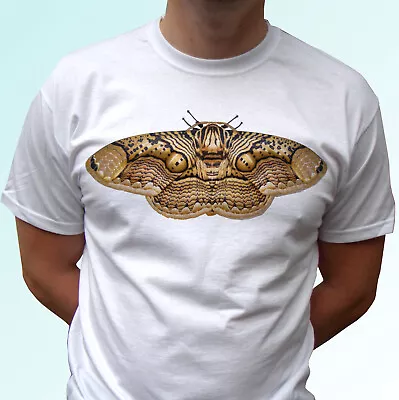 Buy Moth White T Shirt Animal Tee Top Design - Mens Womens Kids Sizes • 9.99£