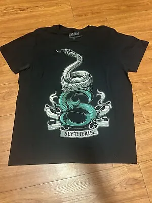 Buy Slytherin Harry Potter Official Merch WarnerBros T-Shirt Size XL • 11.58£