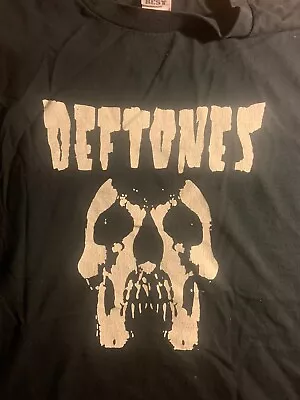Buy Deftones -  2003 European  White Pony Skull  Tour (VINTAGE) 2XL Shirt • 60.32£
