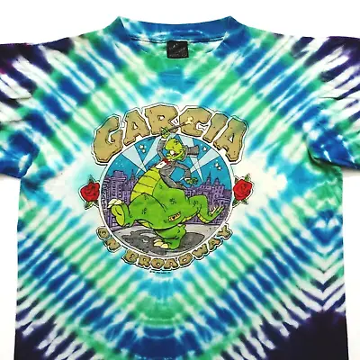 Buy Grateful Dead Shirt T Shirt Vintage 1987 Jerry Garcia New York Dinosaur NYC JG L • 585.89£