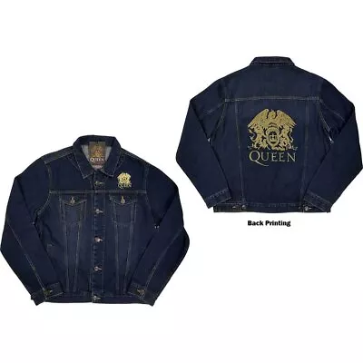Buy Queen 'Classic Crest' Denim Jacket - NEW OFFICIAL • 42.99£