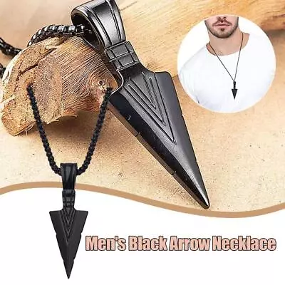 Buy Black Chain Necklace With Hip Hop Jewellery Pendant For Men • 1.69£