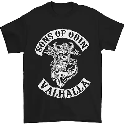 Buy Son Of Odin Valhalla Viking Norse Mythology Mens T-Shirt 100% Cotton • 10.48£
