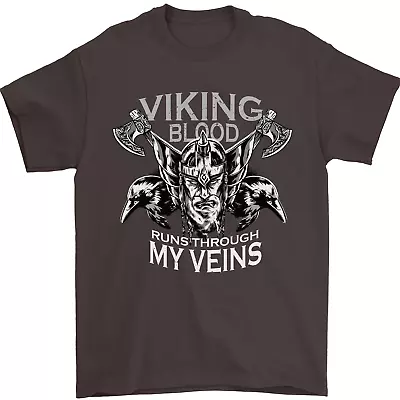 Buy Viking Blood Odin Valhalla Norse Mythology Mens T-Shirt 100% Cotton • 7.99£