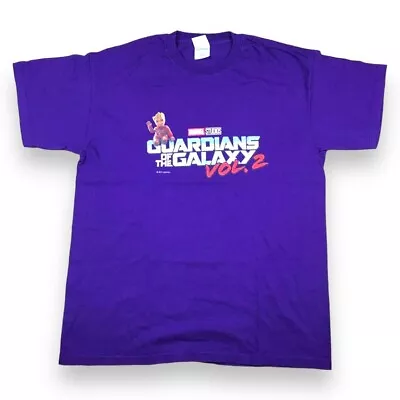 Buy Marvel Promo T Shirt Purple Medium Guardians Of The Galaxy Tee Movie Cinema T Sh • 50£