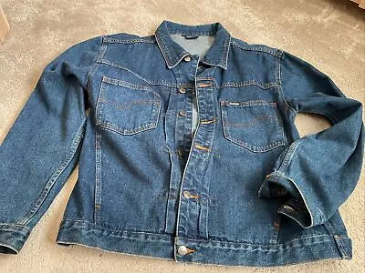 Buy Men’s Blue Denim Jacket Size Large  • 5£