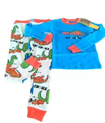 Buy Lazyone Kids Pyjama Set PJ Tops Pants T-Shirts Bottoms Sleepwear Dinosaur D12 • 8.99£
