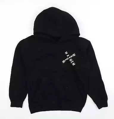 Buy Mayhem Boys Black Cotton Pullover Hoodie Size 7-8 Years Pullover • 5.75£