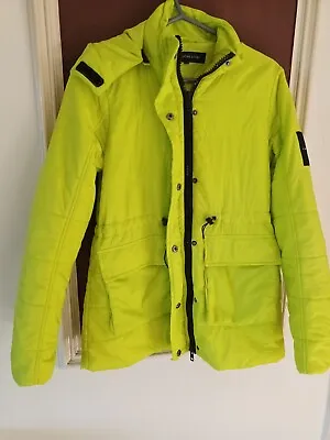 Buy Women's ONE MORE STORY Light Jacket Anorak Neon Yellow Color Size 36 • 5£