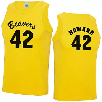 Buy Beavers 42 Basketball Vest Top - Fancy Dress Costume Howard Teen Wolf Mens Top • 15.41£