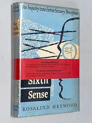 Buy THE SIXTH SENSE - Rosalind Heywood [1st Ed 1959] HB DJ ESP Psychic Investigation • 25£