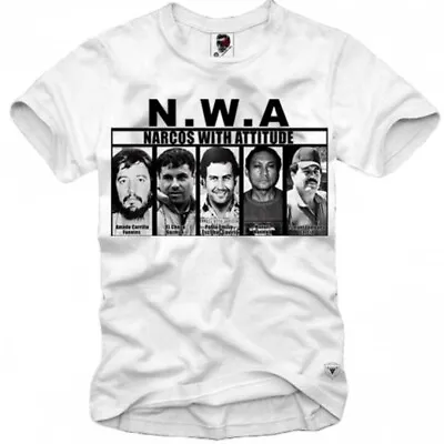 Buy E1syndicate T-shirt Nwa Narcos With Attitude Pablo Escobar El Chapo Cocaine 2603 • 22.78£