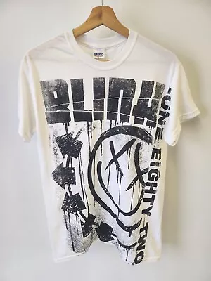 Buy Blink-182 T-Shirt White Small Blink One Eighty Two. 17.5-inch Pit To Pit. • 25£