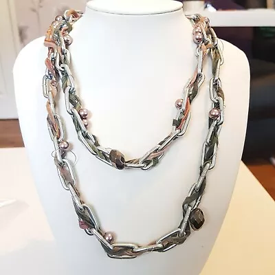 Buy Fashion Jewellery Necklace Heavy Item  Metal Biker Chain Long Length/ Chunky  • 7.30£