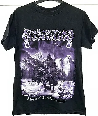 Buy Dissection 2006 ‘Storm Of The Light's Bane’ T-Shirt, Men’s Sm Black Death Metal • 42.50£