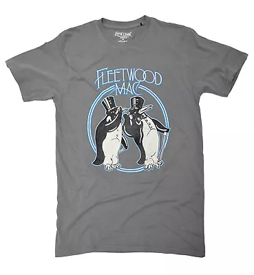 Buy Fleetwood Mac T Shirt Penguins Official  Vintage Style Pigment Wash New S-2XL • 15.75£