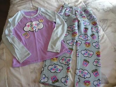 Buy Girls Kids Today Violet  #Sleep Over  2PC Pajama Set Shirt Pants - SZ 7-8 • 4.01£