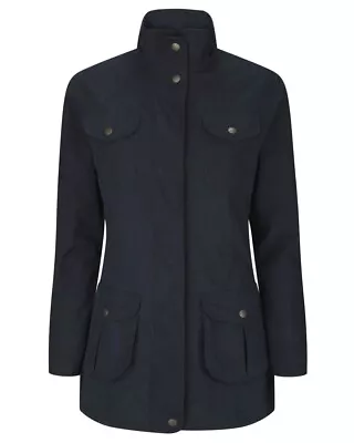 Buy Hoggs Of Fife Ladies Struther Field Coat Jacket Navy Women's RRP£109.00 SALE • 59.95£