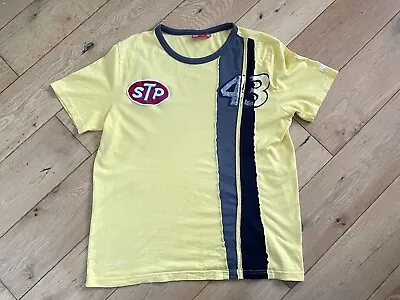 Buy Puma Richard Petty T-Shirt Men’s Medium Yellow NASCAR Dodge STP Racing Classic • 24.99£
