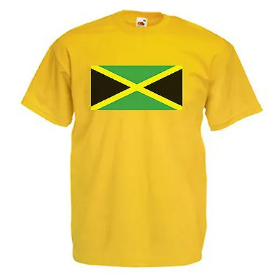 Buy Jamaica Flag Adults Mens T Shirt 12 Colours Size S - 3XL • 9.49£