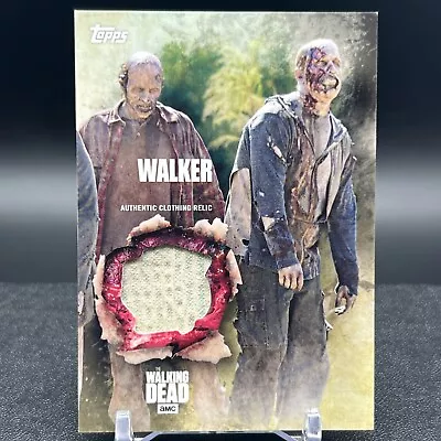 Buy Duo Walker Authentic Clothing Relic Walking Dead Season 5 Topps Card #B • 6.62£