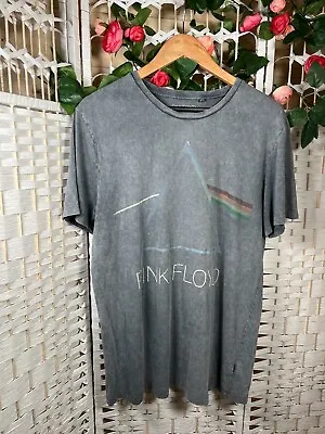 Buy Pink Floyd Men’s Next Grey Acid Wash Unisex Cotton T-shirt, Size Medium 39-41in • 20£