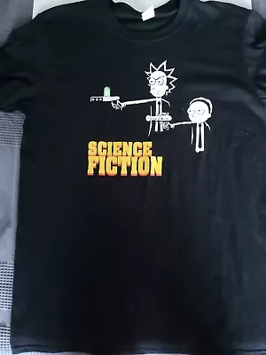 Buy Qwertee Rick & Morty Science Fiction T-shirt New Size L • 10£