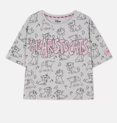 Buy DISNEY  Womens Pajama Top T-shirt  Aristocats Marie Cat Size Large • 24.01£